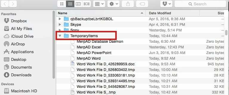 Recuperación de documentos perdidos en Macbook, Cómo