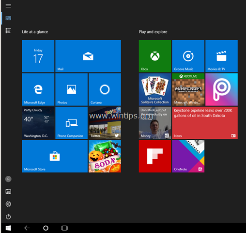modalità tablet Windows 10