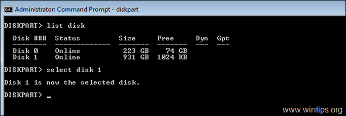 Comment formater un disque dur à partir de DISKPART