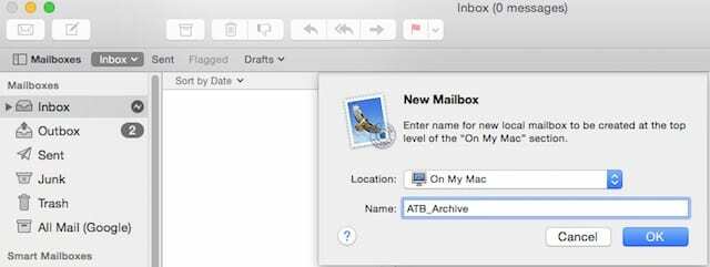 Hur man automatiskt arkiverar e-post på Macbook