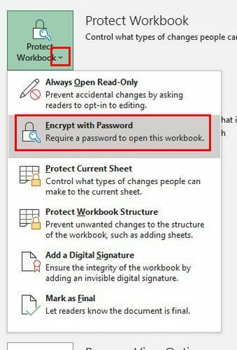 Proteggi password Excel