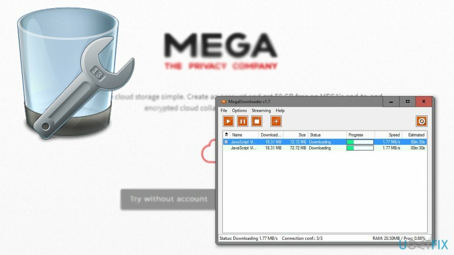 Mega Downloader je užitečná aplikace, ale existuje riziko, že si stáhnete nějakou podvodnou