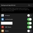 iPhoneiPad: EnableDisable Hintergrund-App-Aktualisierung