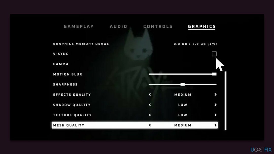 เปิดหรือปิด V-Sync