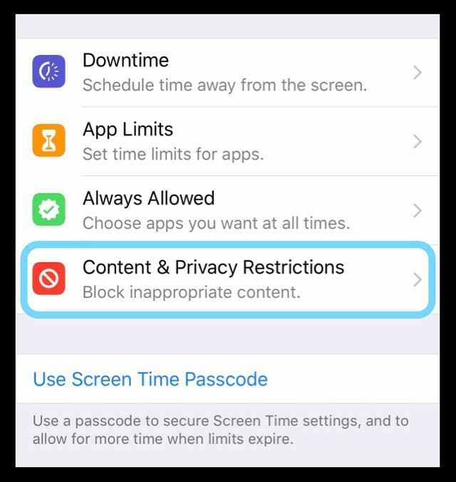 Unde sunt restricțiile în iOS 12? Am găsit-o și mai mult!