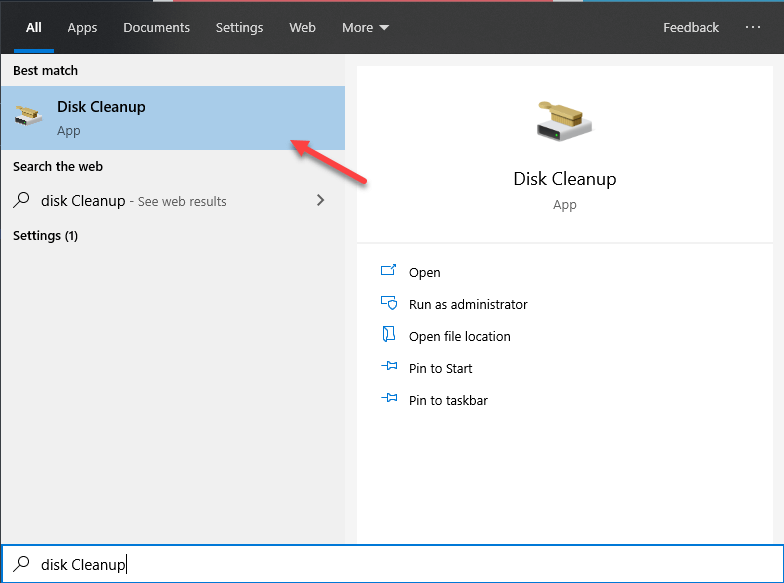 Temporäre Dateien mit Datenträgerbereinigung löschen