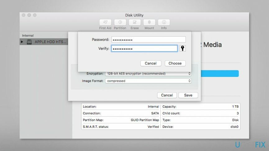 Встановіть пароль для захисту папок на Mac за допомогою Disk Utility