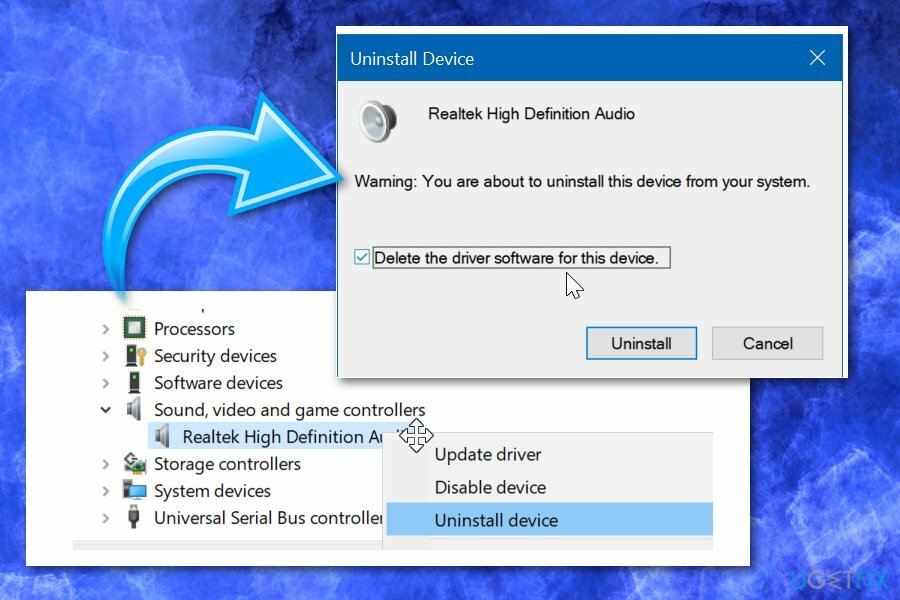 Réinstaller les pilotes audio