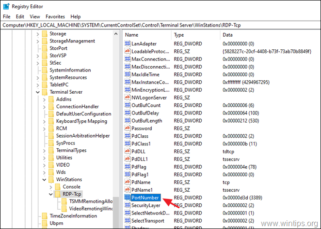 Kaip pakeisti nuotolinio darbalaukio prievadą (RDP) sistemoje Windows