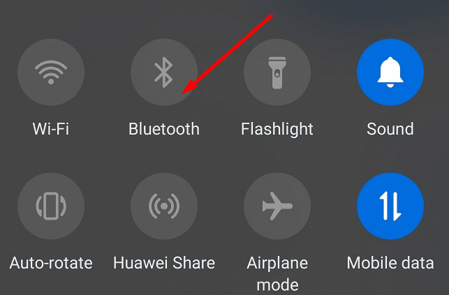 bluetooth android.jpg'yi devre dışı bırak