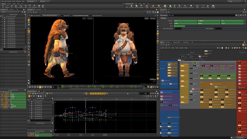 Animační software Houdini - SideFX