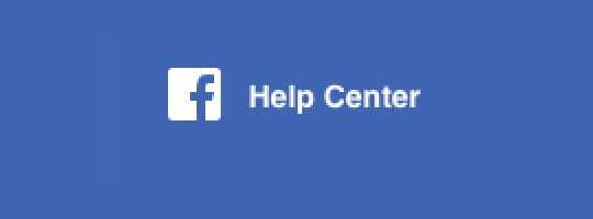 Facebook's helpcentrum-site