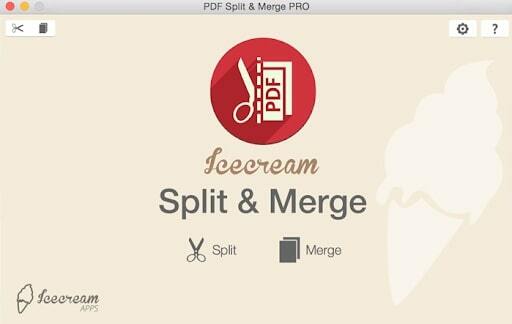 Icecream PDF Split & Merge