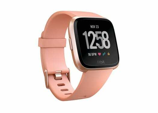 Fitbit Versa PeachRose, Smart Watch, One Size (bånd inkluderer