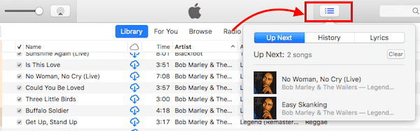 Fronta iTunes 12.5.3