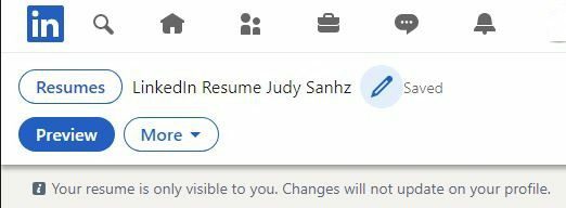 แก้ไขข้อมูลประวัติย่อ LinkedIn