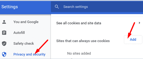 chrome-webbplatser-som-alltid-kan-använda-cookies