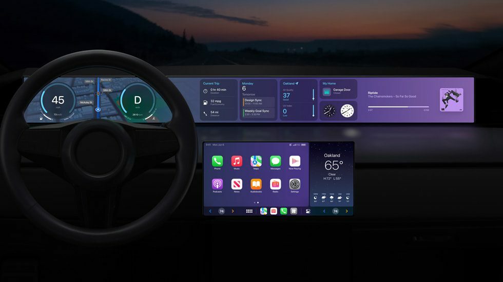 Apple CarPlay WWDC 2022 uuendus