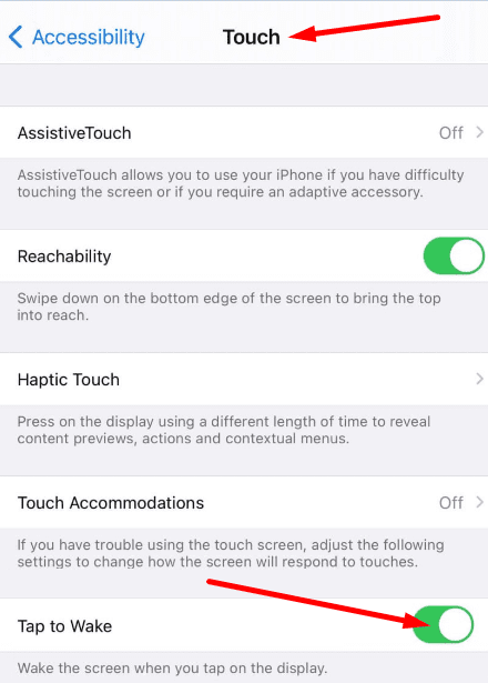 Dodirnite za buđenje iPhonea