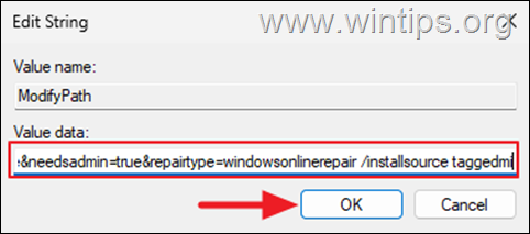 FIX: l'opzione Modifica bordo è disattivata nel Registro di sistema