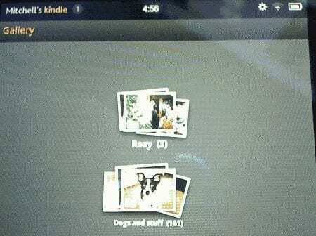 Fotoğraflarla Kindle Fire Gallery uygulaması