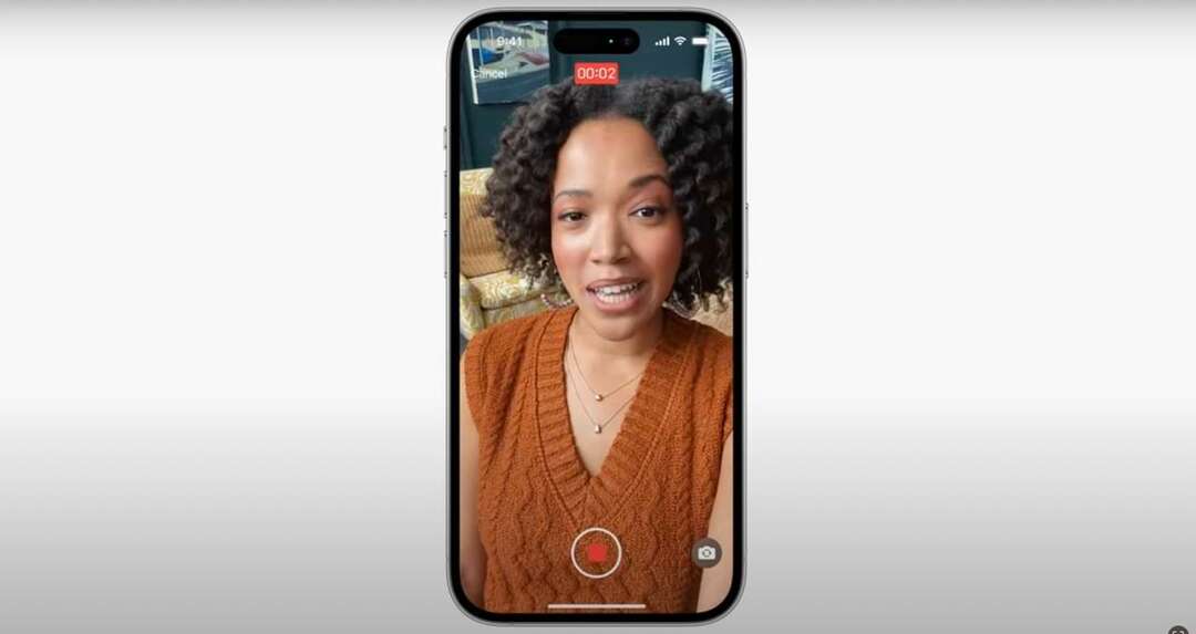 Nahrajte hovor ve FaceTime v iOS 17