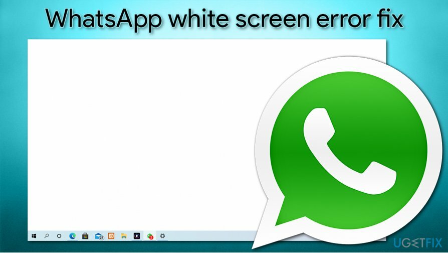 Come correggere l'errore dello schermo bianco di WhatsApp?