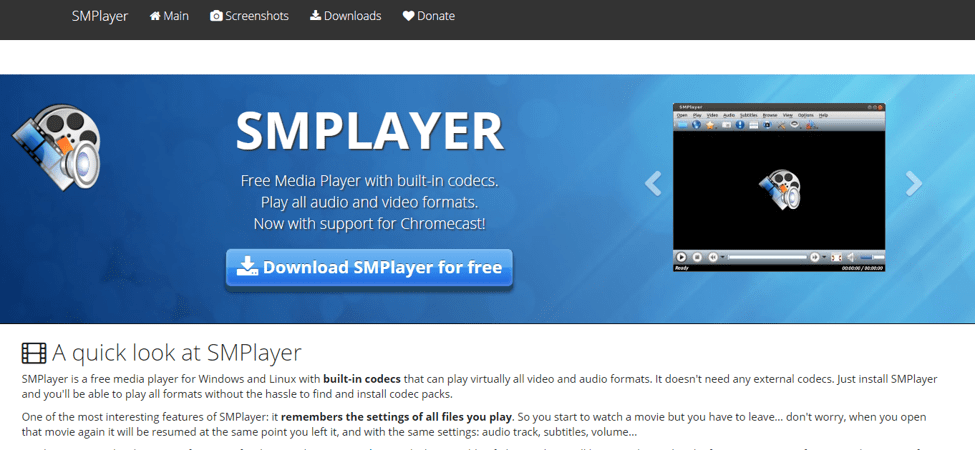 Beste Mediaplayer für Windows - SM Player
