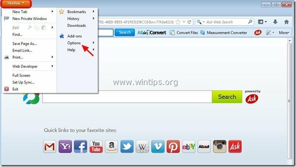 remove-allin1convert-แถบเครื่องมือ-firefox