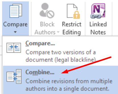 Microsoft Word Łącz dokumenty