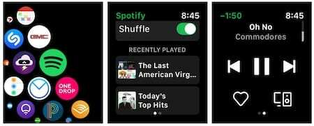 Spotify na Apple Watch