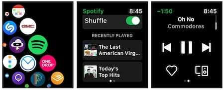 Spotify na Apple Watchu