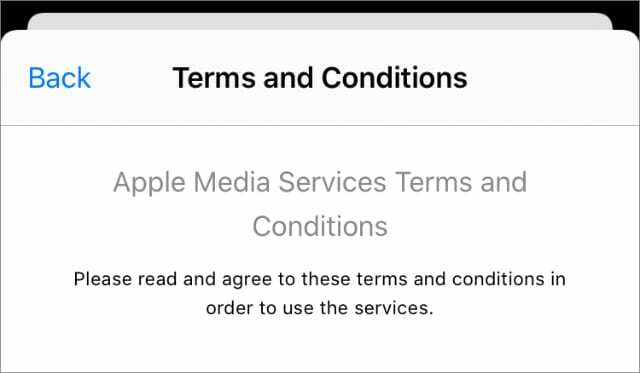 Положения и условия iPhone App Store