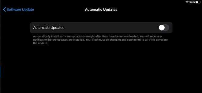 Configuración de iOS 13 - Actualizaciones de software