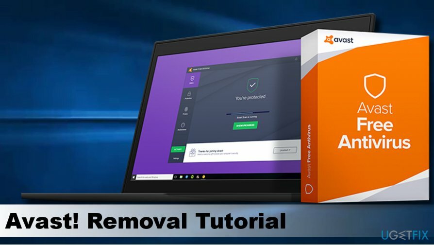 Avast! antivīrusu noņemšana