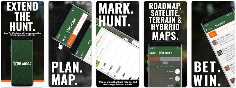 Woods Hunting App - forlæng