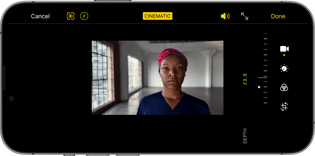 Как да използвате кинематографичен режим на iPhone 13 - 3