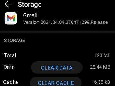 Android-E-Mail-App-Cache löschen