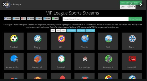 VIP League — najlepsza strona z transmisją sportową