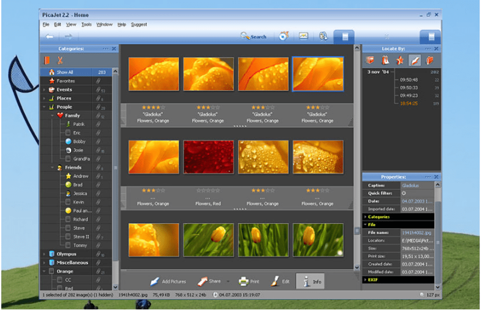 PicaJet Digital Photo Management เพื่อจัดระเบียบคลังภาพของคุณ