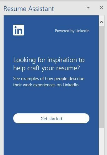 התחל לעבוד קורות חיים LinkedIn Assistant