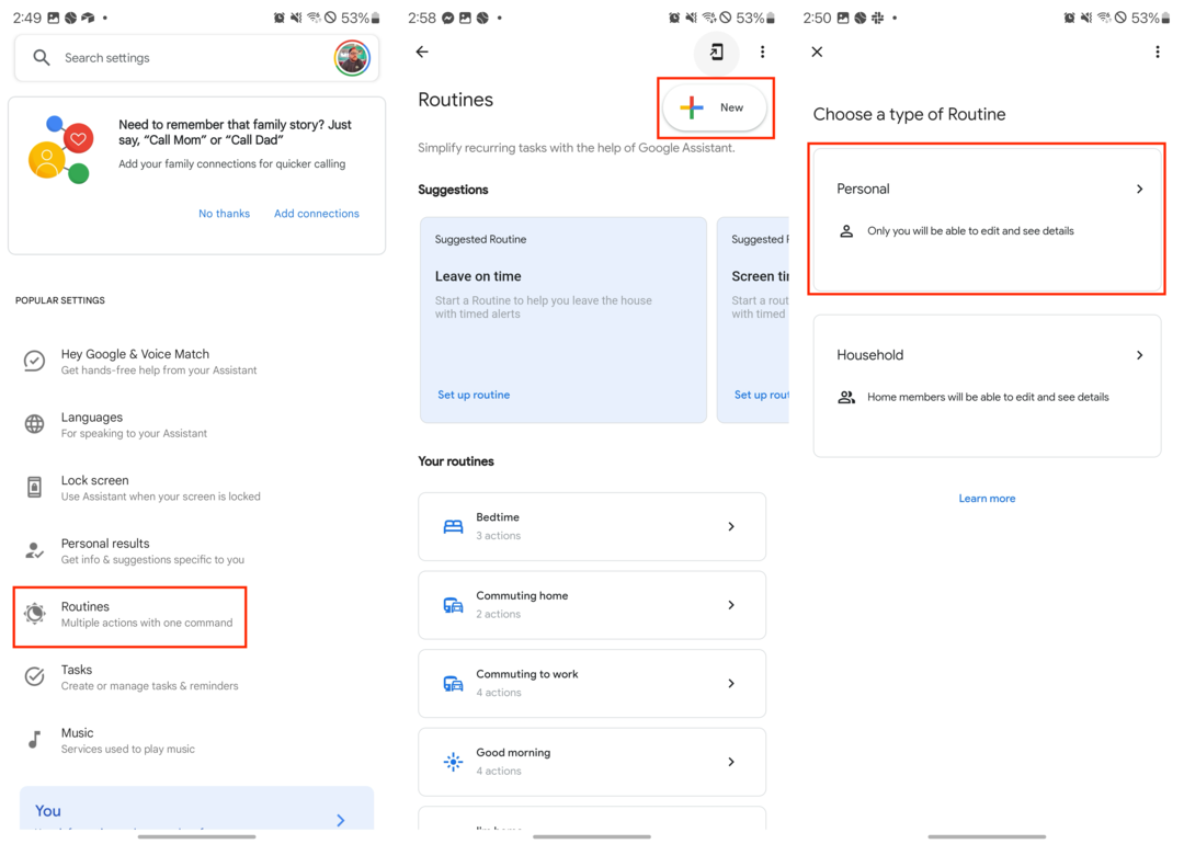 Kaip naudoti „Google Assistant“ veiksmų seką – 2