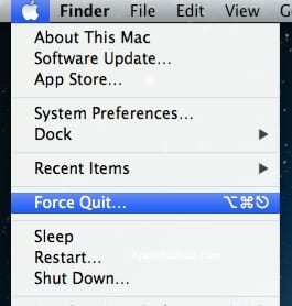 AppleForceが応答しないアプリケーションを終了します