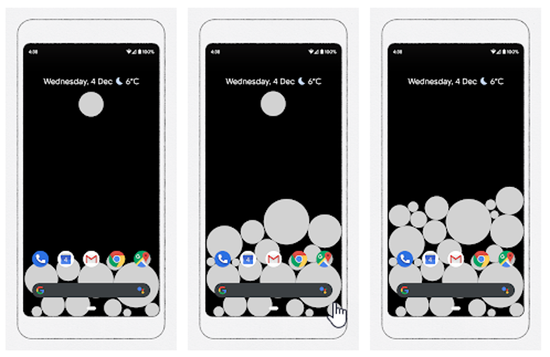 กิจกรรม Bubbles App - เพื่อลดการเสพติดสมาร์ทโฟน