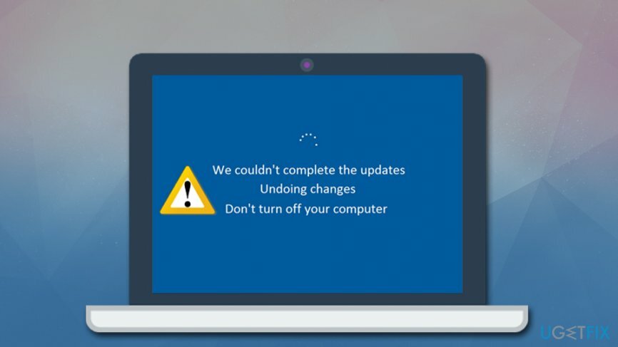 Не удалось завершить обновления. Отмена изменений. Не выключай свой компьютер