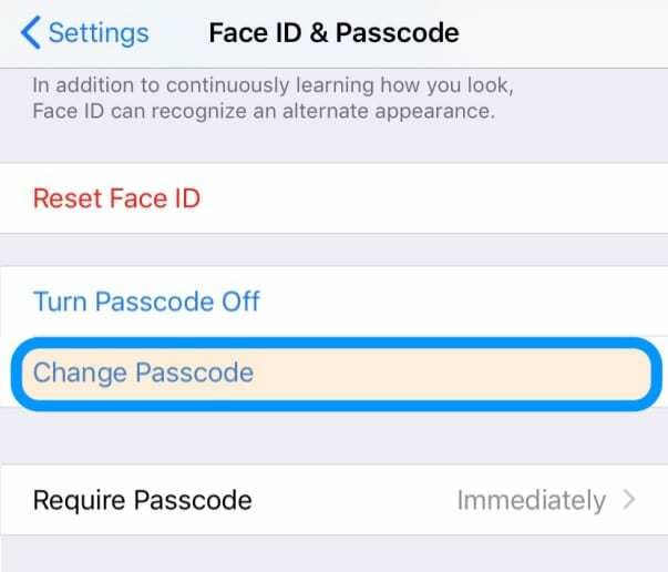 hoe de toegangscode van het iPhone-apparaat te wijzigen