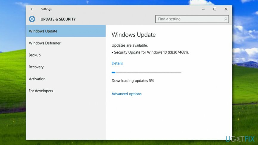 Установите все обновления, чтобы позаботиться о Storport.sys GSOD в Windows 10