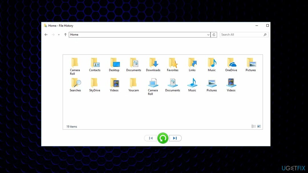 Как отключить или включить историю файлов в Windows?