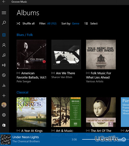 verwijder de Groove Music-app volledig op Windows