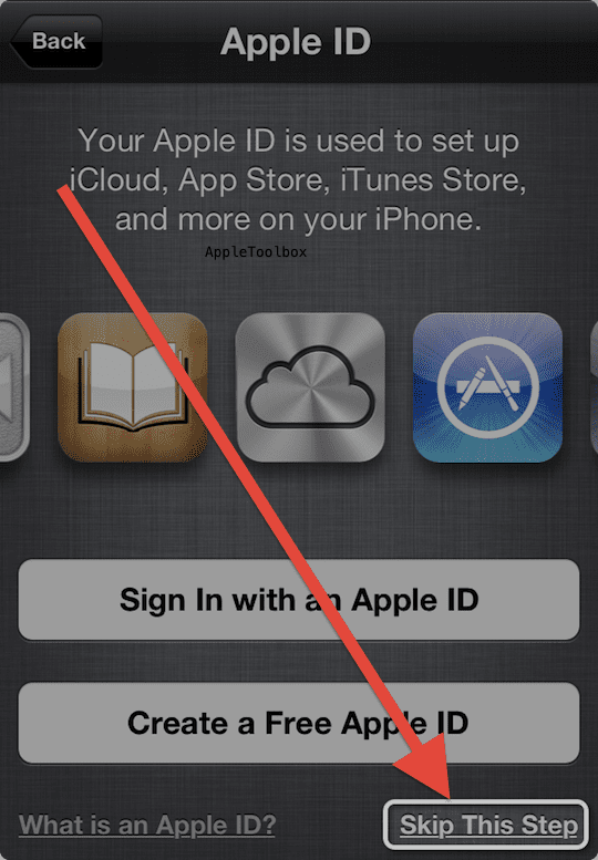 Прескочите Аппле ИД када га подесите као нов